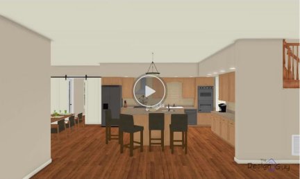 walk-thru video of a clients kitchen