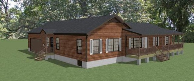 Rendering of proposed addition elevation