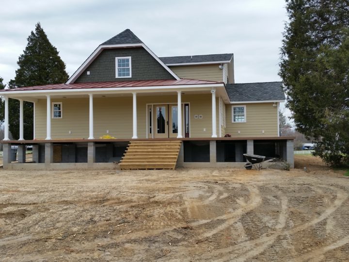 New addition Elevation right