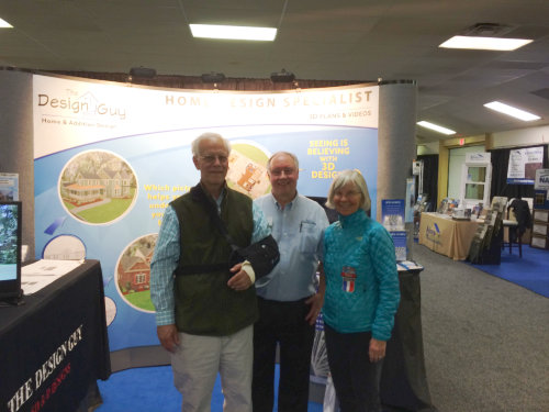 Happy clients meeting us at the home show